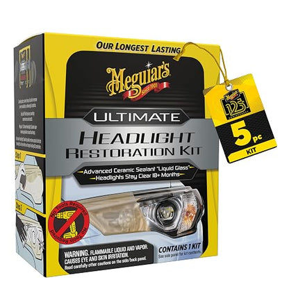 Meguiar's, Ultimate Kit de Restauración de Faros, G2990SRP,