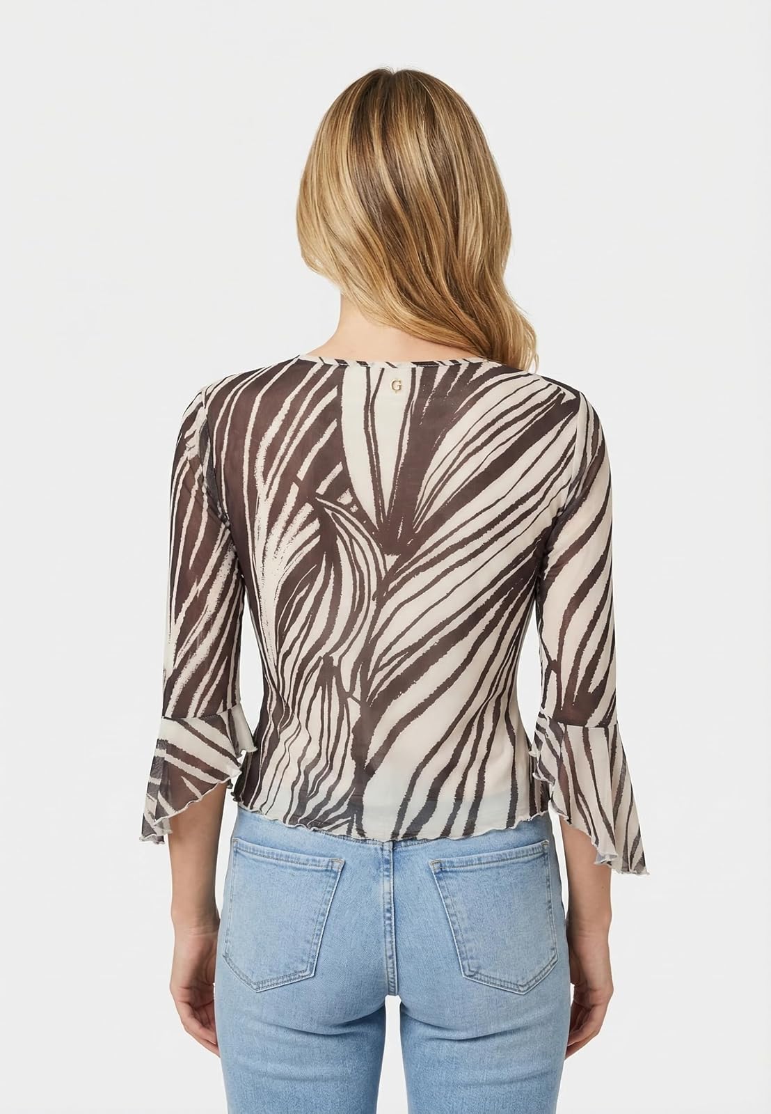 Guess Top Serafina de Malla sin Mangas 3/4