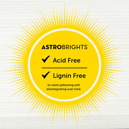 Cartulina blanca Astrobrights Premium, 8.5 x 11 pulgadas, 100 libras. índice, 94 Brillo, 235 hojas – Tarjeta blanca Astro pesada para invitaciones, tarjetas de visita, manualidades e impresión