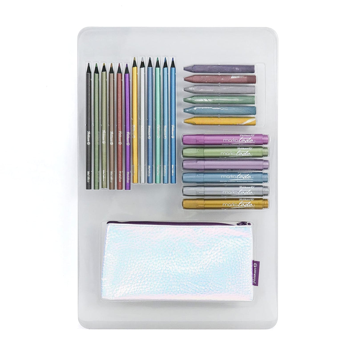 Kit Creativo Metálico Pelikan 25 Piezas