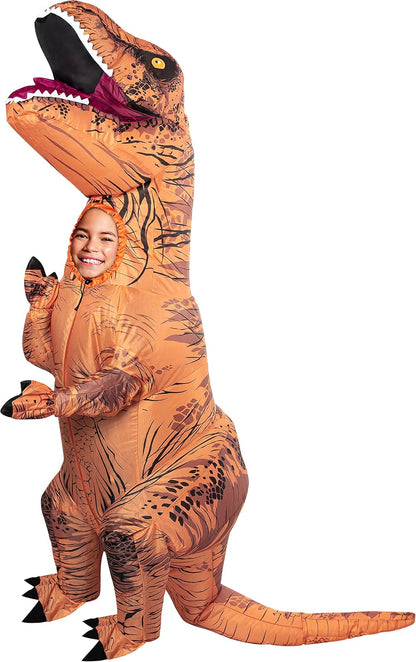 Rubie's Disfraz infantil de dinosaurio inflable original, T-Rex con sonido, pequeño