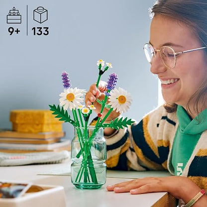LEGO Margaritas - Juguetes de Construcción para Niñas y Niños, Años 9+ - Regalo para Cumpleaños - Decoración para Escritorio, Recamara - 11508