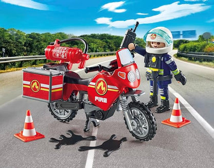 Playmobil 71466 Moto de Bomberos