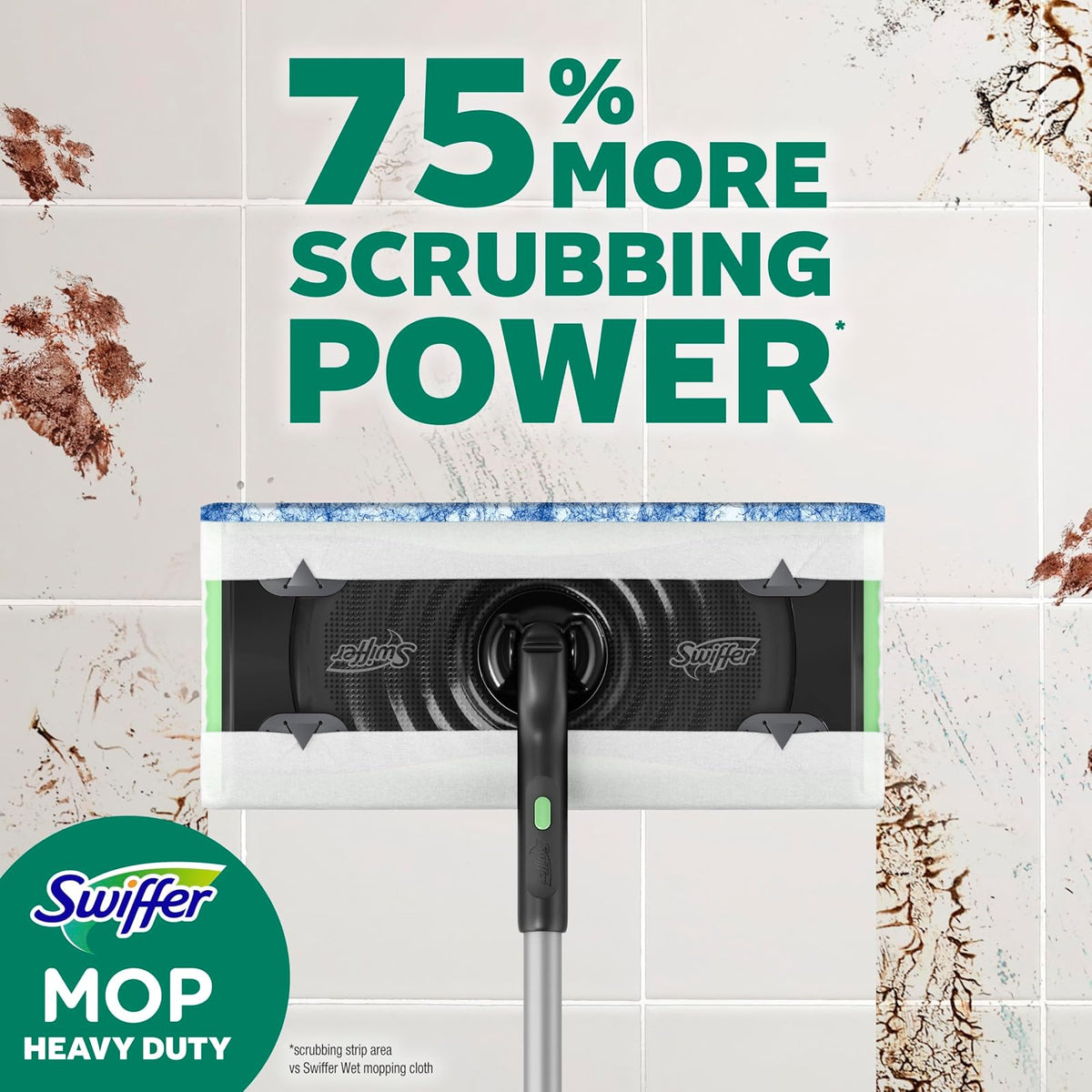 Swiffer Sweeper Heavy Duty Wet Mopping Cloths Multi Surface Refills, Open Window Fresh, 20Count