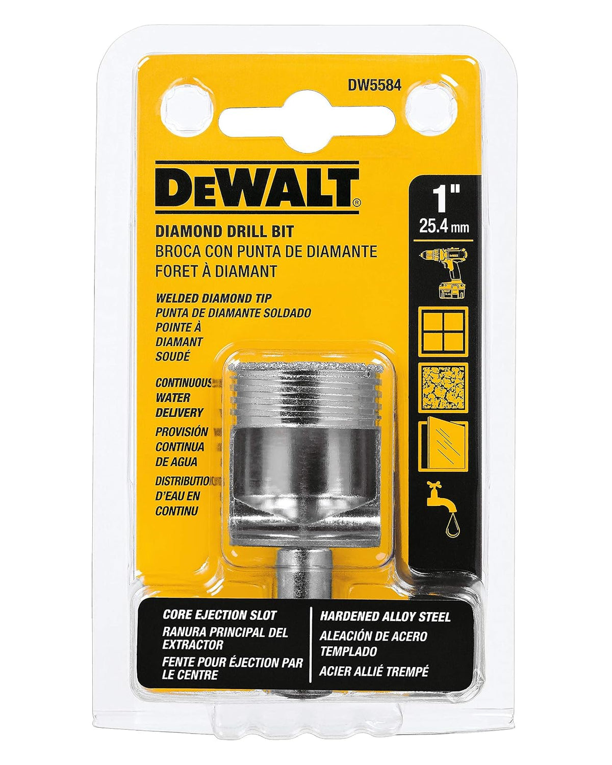 DEWALT DW5570 Broca Diamantada 3/16 pulg - 2.54 cm