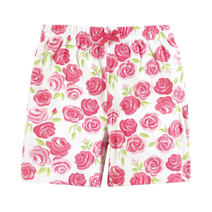 Hudson Baby - Pantalones Cortos Unisex para bebé, Paquete de 4, Dinosaurios, 0-3 Meses