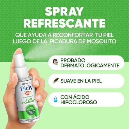 Afterbite Spray Refrescante Post Picaduras Piely by OFF! 100ml