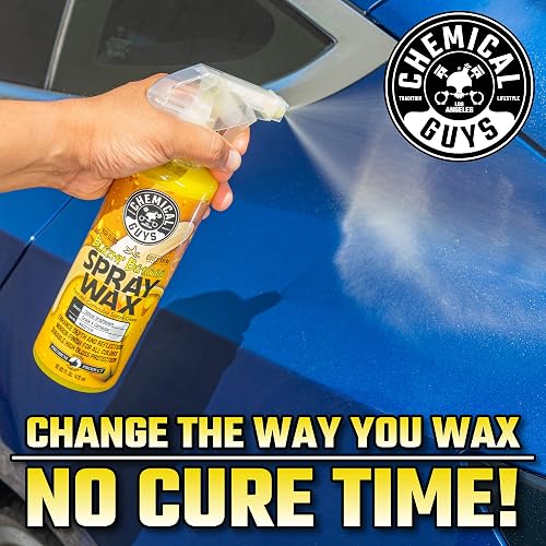 Chemical Guys Blazin' Banana Cera en Spray, brillo natural de carnauba, segura para automóviles, camiones, todoterrenos, vehículos recreativos y más, 473 ml