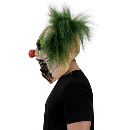 Ghoulish Productions Máscara De Látex Maurice Gluttonous Clown, Accesorio Cosplay Payaso Glotón, Disfraz Aterrador para Halloween y Fiestas Temáticas, Cosplay Bufón Creepy, Diseño Artesanal