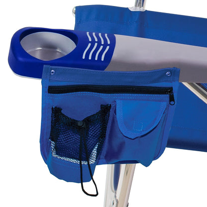 Tommy Bahama - Silla de Playa Plegable de 15 Pulgadas de Altura extendida, 4 Posiciones, Mixta