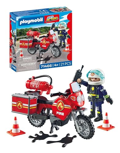Playmobil 71466 Moto de Bomberos