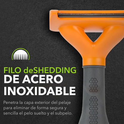 Furminator Short Hair deShedding Tool for Medium Dogs, Standard