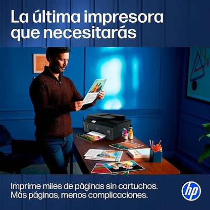 HP Impresora Multifuncional Smart Tank 530, Tinta Continua, Color, Wi-Fi, Dúplex (Doble Cara) Manual, ADF Alimentador Automático, Imprime Smart App, Impresión, Escaneo, Copiado (4SB24A)