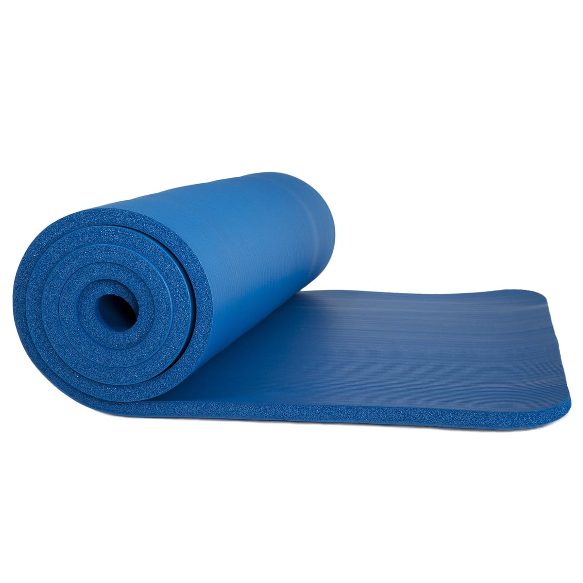 Colección de esterillas de yoga extra gruesas, espuma antideslizante y cómoda, alfombrilla de ejercicio duradera para fitness, pilates y entrenamiento con correa de transporte de Wakeman Fitness