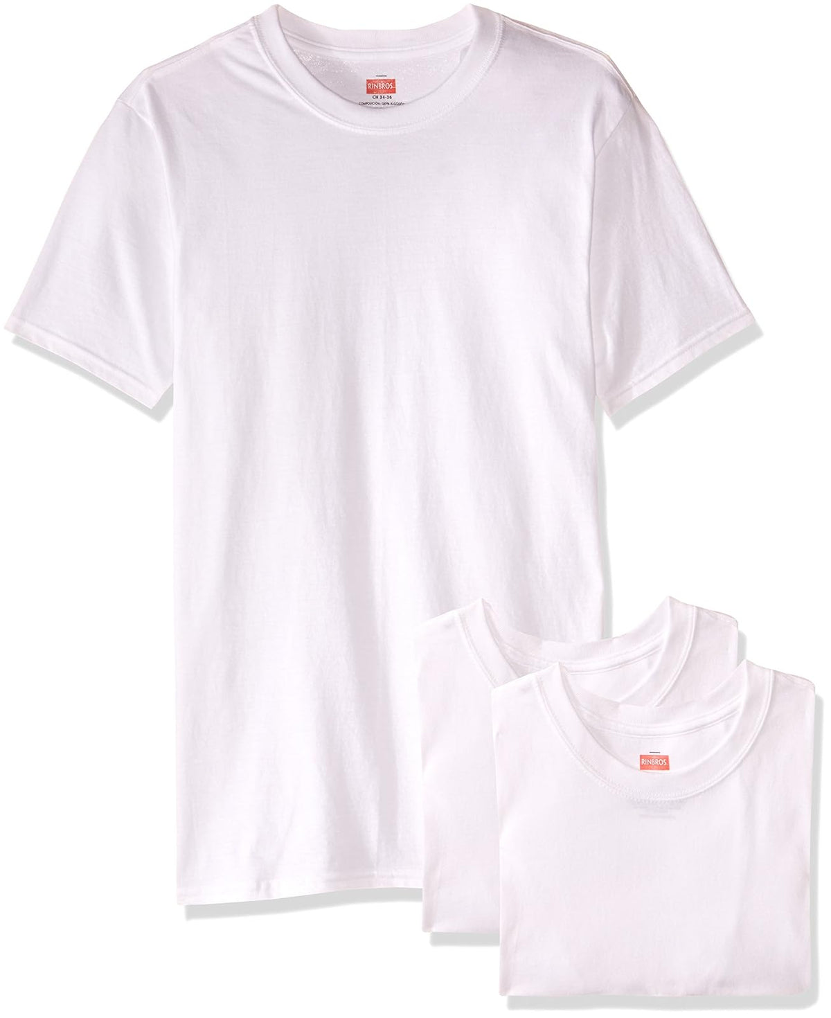 Rinbros, Playera cuello redondo caballero, 3 Piezas