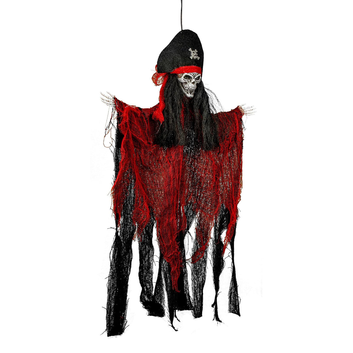 REV Espectro Pirata Decorativo, Decoración de Halloween para Temáticas Náuticas, Casas del Terror o Escenarios Fantasmales