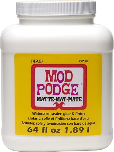 Mod Podge CS11303 Sellador a base de agua, Mate, 64 Onzas, 1