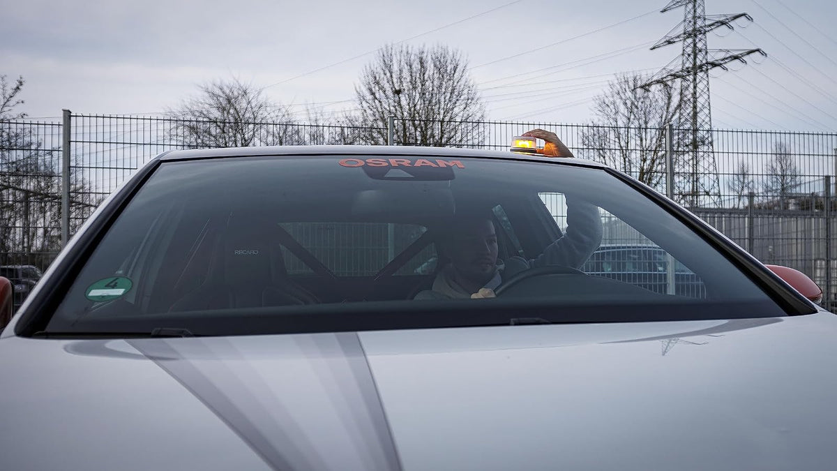 OSRAM LEDguardian Road Flare Señal V16 Luz de Emergencia para Automóviles, luz de avería, baliza de Emergencia para Automóvil, luz Redonda de Advertencia de Seguridad para vehículos y Motocicletas
