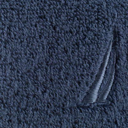 Nautica, Toalla Medio Baño 100% Algodón, Color Azul, Montford.