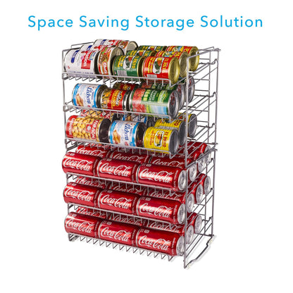 Atlantic 23235594 Estante para latas, Double Canrack, Plateado, Doble, 1