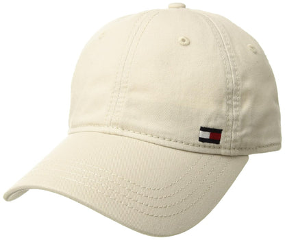 Tommy Hilfiger Gorra de béisbol con Solapa Ajustable de algodón Billy Gorra de béisbol para para Hombres - Piedra - Talla Única
