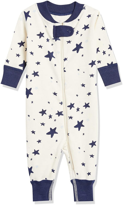 Moon and Back by Hanna Andersson Pijama de una Pieza sin pies para niña