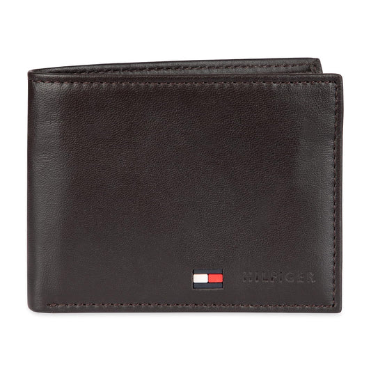 Tommy Hilfiger Fordham Passcase Billetera de cuero para hombre