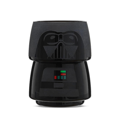 JoyJolt - Juego de 2 vasos apilables de Star Wars de 8 onzas Darth Vader con cabeza y cuerpo, divertidos juegos de vasos de cocina o bar para el hogar, regalo de Star Wars