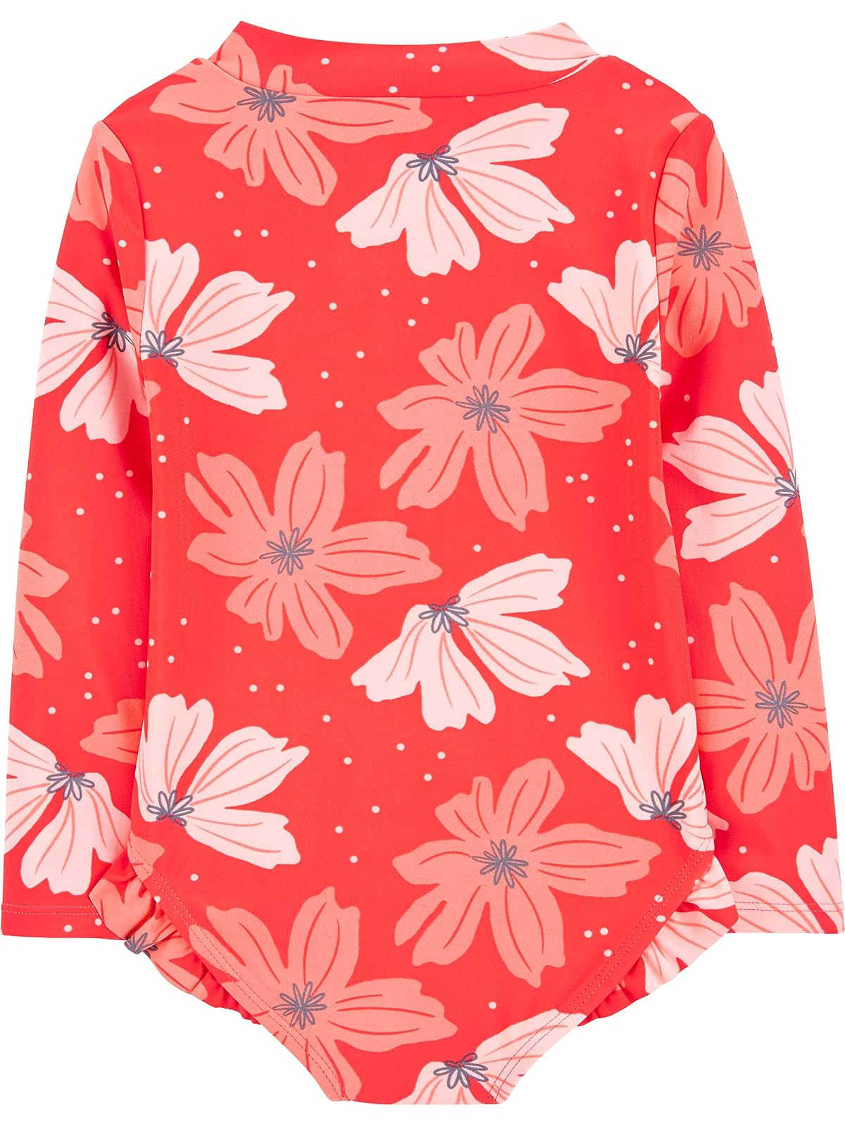 Simple Joys by Carter's Long Sleeve Zipper One Piece Swimsuit Traje de baño de una Sola Pieza bebés niñas