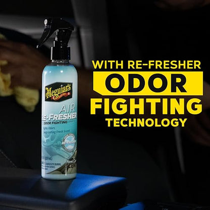 Meguiar's G250608 Air Re-Fresher Eliminador de Olores Aerosol, 8 onzas