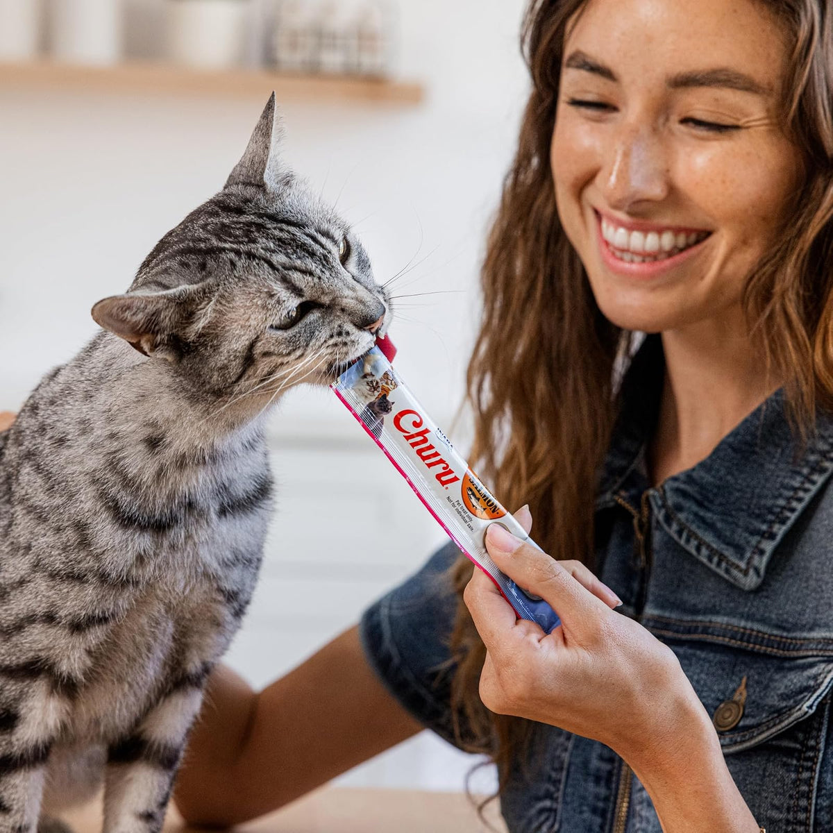 Inaba Churu Premios Gato Puré Salmón Pack Ahorro 6 Bolsas 24 Tubos