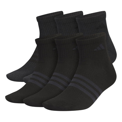 adidas Superlite Calcetines Deportivos Hombre, Paquete de 6 - G - negro, gris (Black - Night Grey)