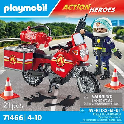 Playmobil 71466 Moto de Bomberos