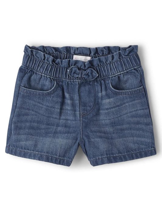 The Children's Place Pantalones Cortos de Mezclilla para niñas pequeñas Pantalones Cortos para Niñas