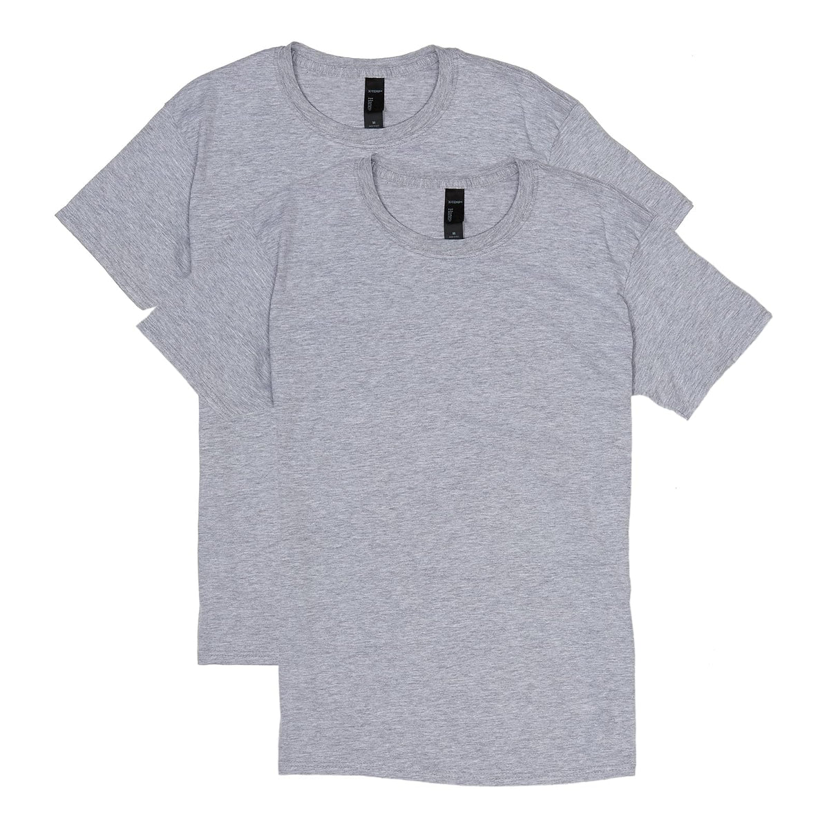 Hanes Paquete de 2 Playeras x-Temp Rendimiento Camisa para Hombre - Acero ligero - M