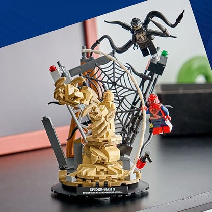 LEGO | Marvel Batalla Épica: Spider-Man vs. Sandman – Juguete de Construcción con Venom para Niños y Niñas Mayores de 9 Años – Set para Jugar y Exhibir con 3 Minifiguras – 76334