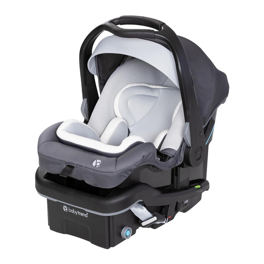 Baby Trend Secure-Lift Asiento para Bebés, Asiento Extra Acolchado con Insertos de Crecimiento, Reposacabezas y Arnés Ajustables, Dash Grey