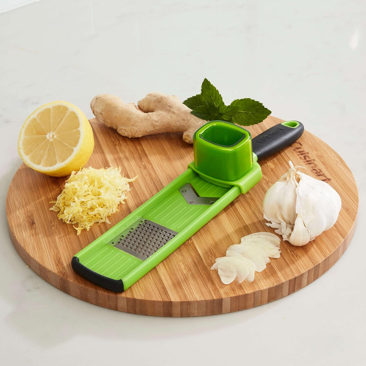 Cuisinart CTG-00-GS - Cortador de ajo y rallador, verde