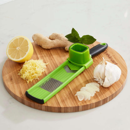 Cuisinart CTG-00-GS - Cortador de ajo y rallador, verde