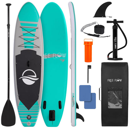 SereneLife - Tabla de Remo Inflable Ultraligera con Accesorios de Sup de Primera Calidad, diseño Extra Ancho Estable con Almohadilla Antideslizante de EVA para jóvenes y Adultos de Todos los Niveles