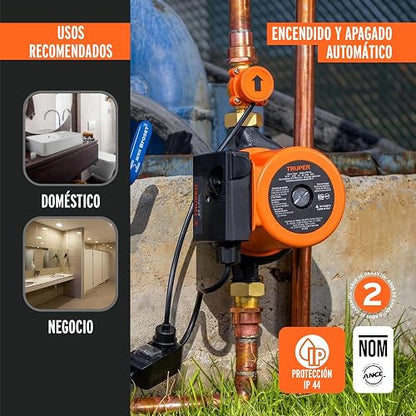 Truper PRE-1/3, Bomba presurizadora, 1/3 Hp