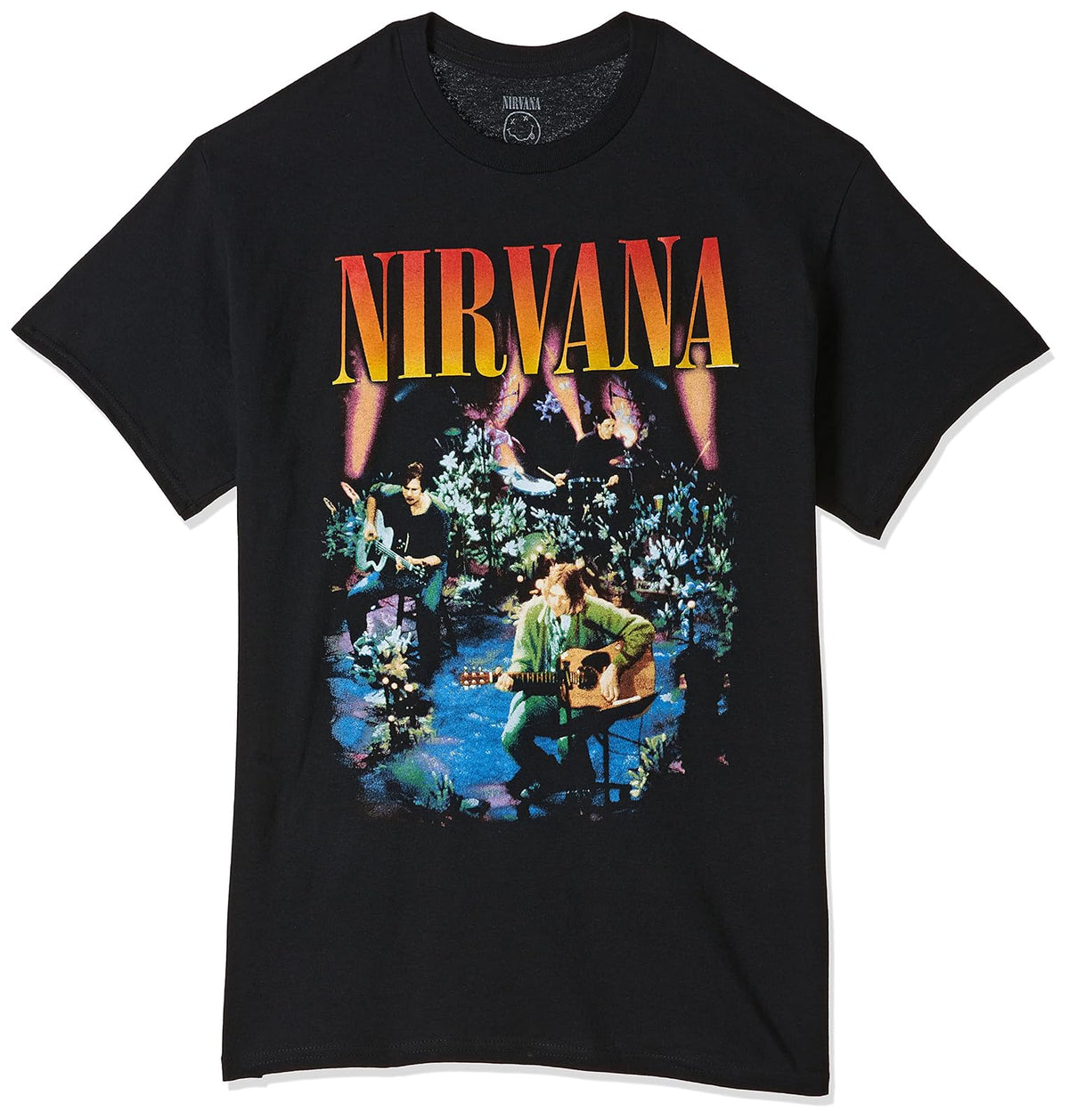 Nirvana Nirvana Live Concert Photo T-Shirt Camiseta Unisex Adulto
