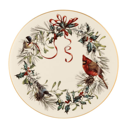 Lenox Winter Greetings Piezas de Vajilla Navideña de Porcelana - Plato de cena