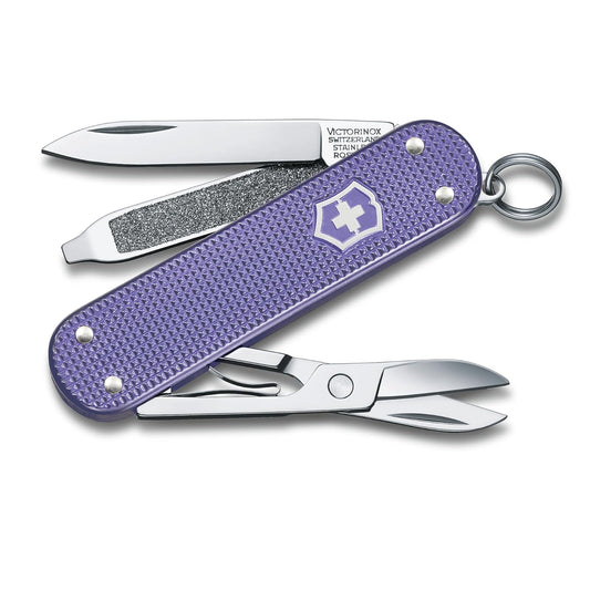 Victorinox Navaja Classic Colors, 7 Usos, Electric Lavender, Alox, 58 mm