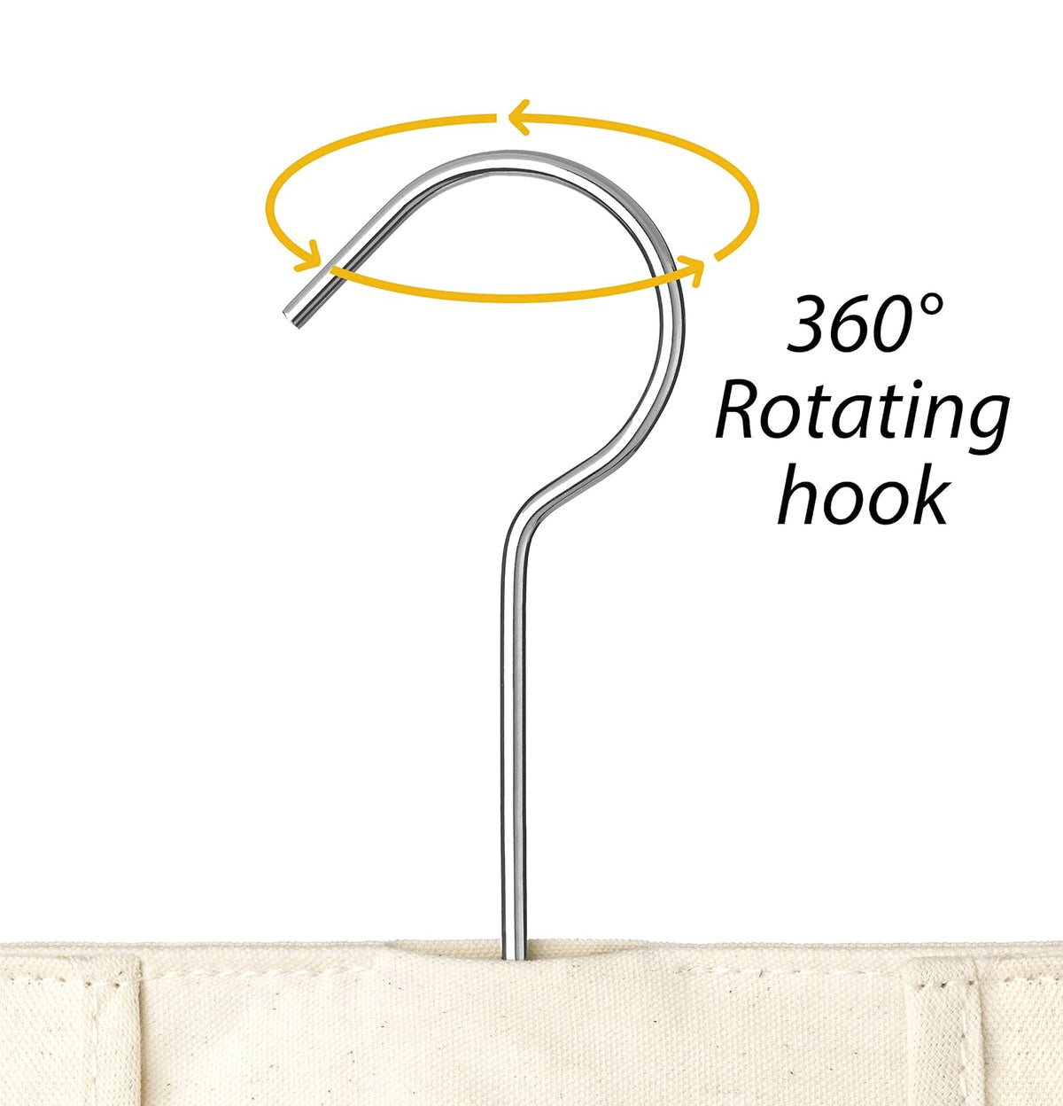 Whitmor 6462-789 Canvas Clothespin Bag