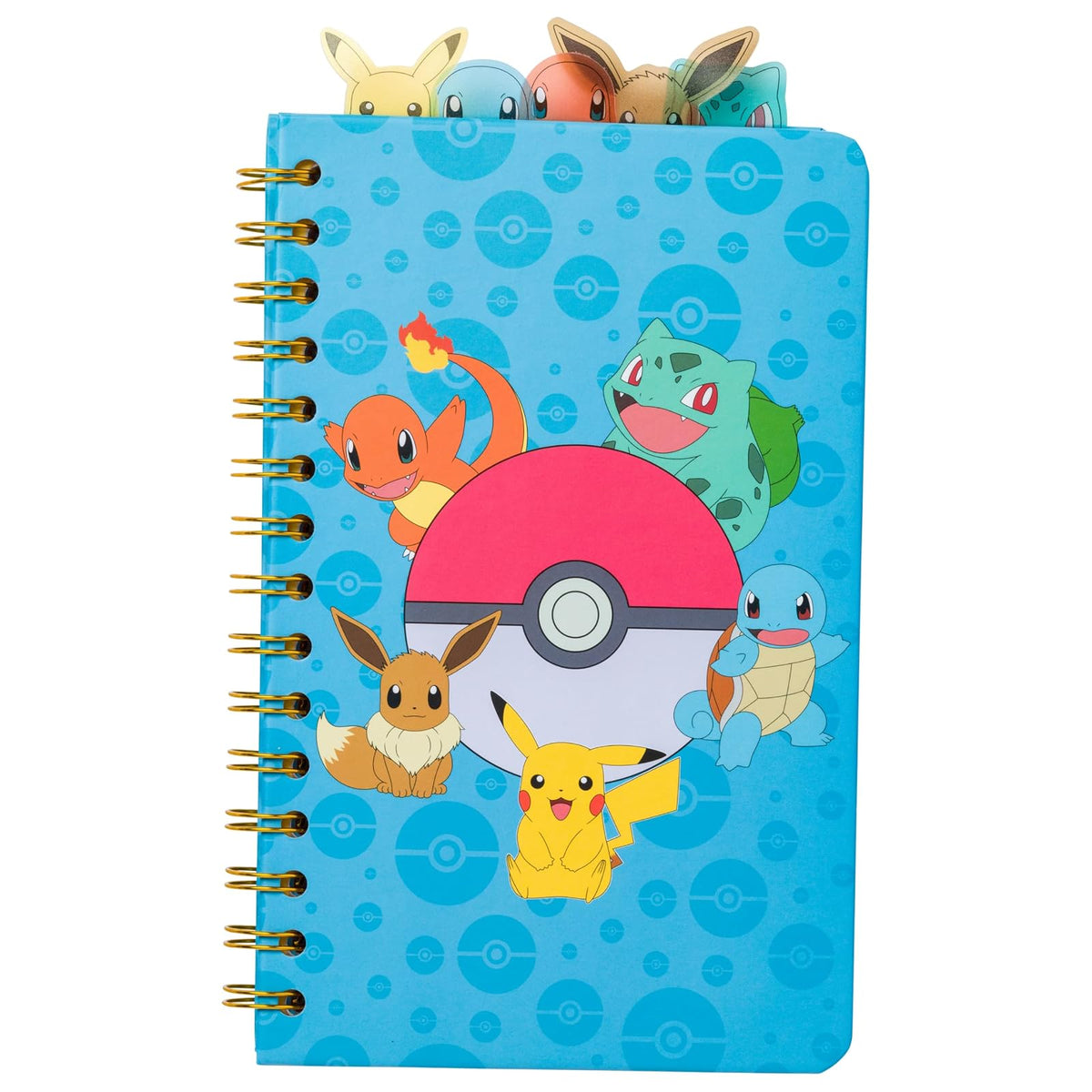 Silver Buffalo Cuaderno Espiral Pokémon, 8 x 5 Pulgadas - Pokémon