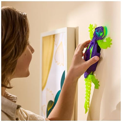 Hex Bots, Glow-in-The-Dark Gecko, Juguetes robóticos por Control Remoto Recargables, Juguetes Que Trepan por Las Paredes para gastar bromas, para niños y niñas a Partir de 4 años