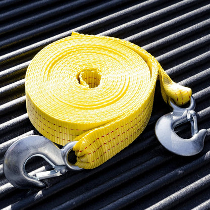 Neiko Correa de Remolque Resistente 2" x 30', 10 Libras con Ganchos de Seguridad