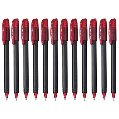 Pentel EnerGel Bolígrafo de Gel, 0.7 mm - Roja