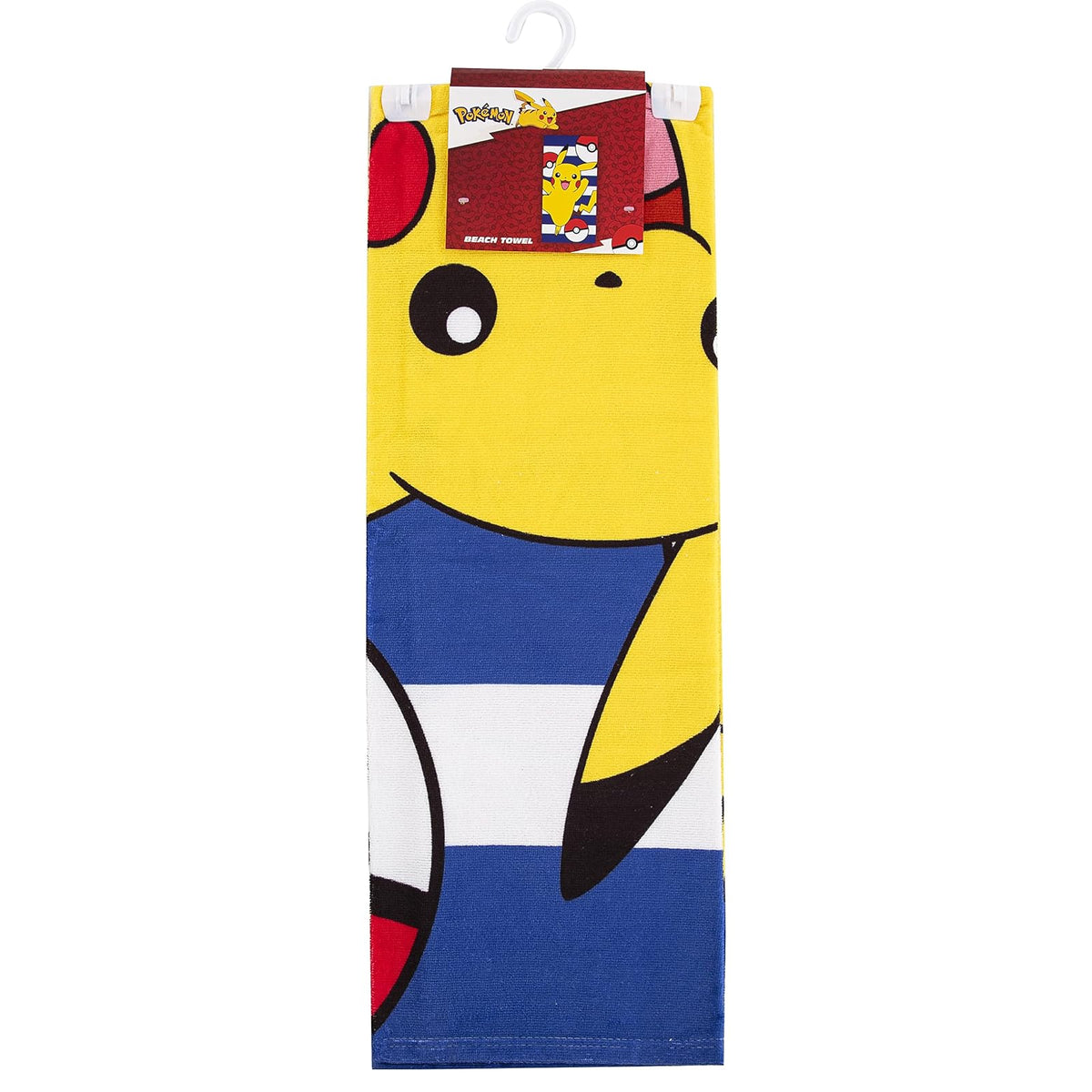 Northwest - Toalla de Playa Pokémon, diseño de Pikachu y Poké, Toalla Suave y Absorbente de 30 x 60 Pulgadas, para baño, Piscina o Playa